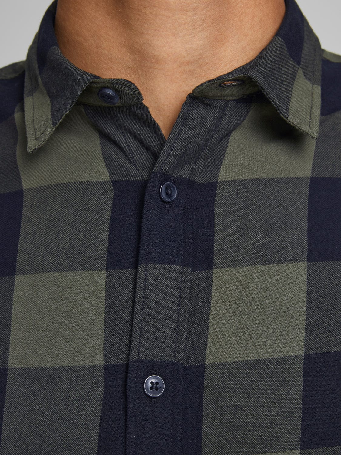 Camisa de cuadros verde -GINGHAM